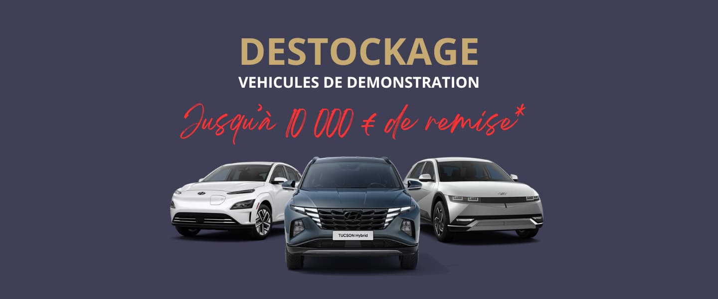 Déstockage de nos véhicules de démonstration